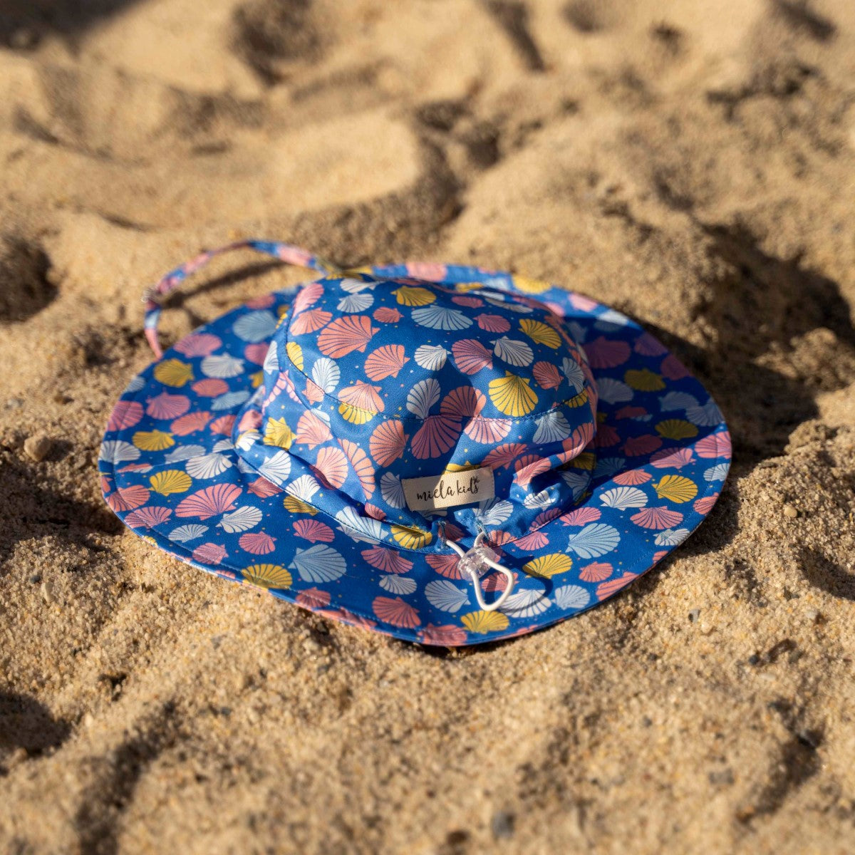 Miela Kids Kız Çocuk UV Korumalı Şapka -  Sea Shell Mavi