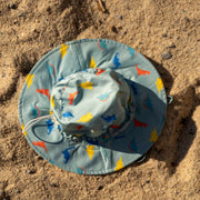 Miela Kids Erkek Çocuk UV Korumalı Şapka - Dinoland Mavi