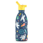 Cool Bottles Paslanmaz Çelik Suluk - The Kids Bottle Galactic Ride 500ml
