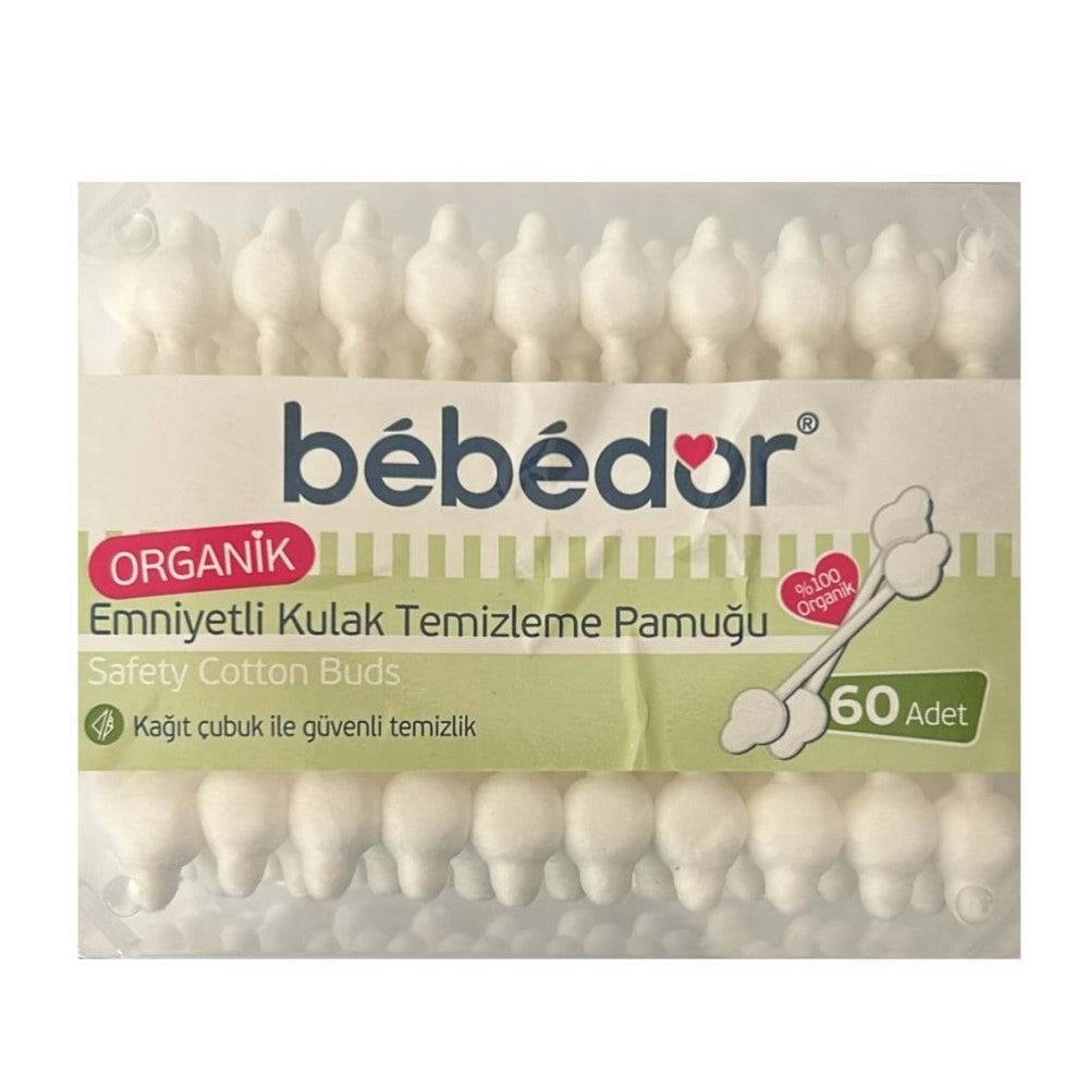 Bebedor Organik Emniyetli Kulak Termizleme Pamuğu 60'lı
