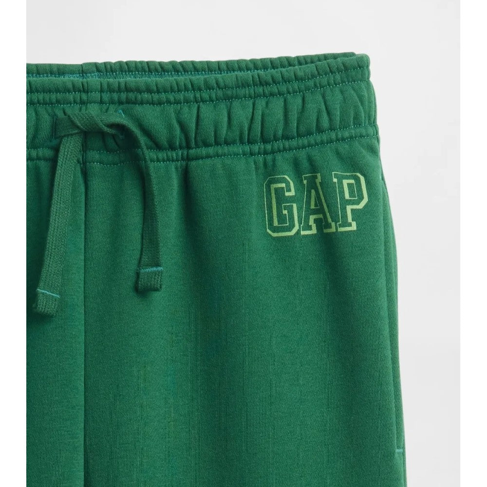 GAP Logolu Kışlık Erkek Çocuk Relaxed Eşofman Altı Yeşil