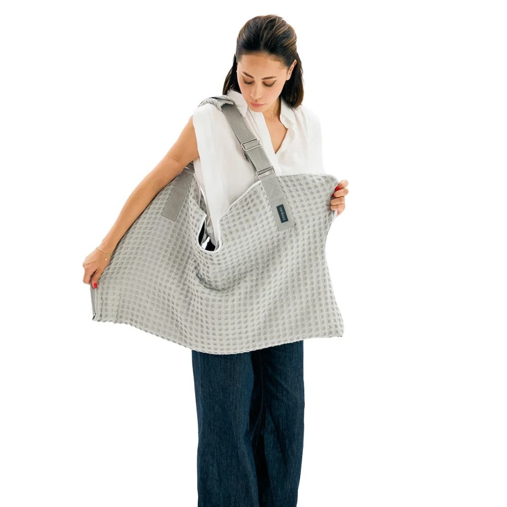 Miniboni Mininest Bebek Taşıma Çantası Gri