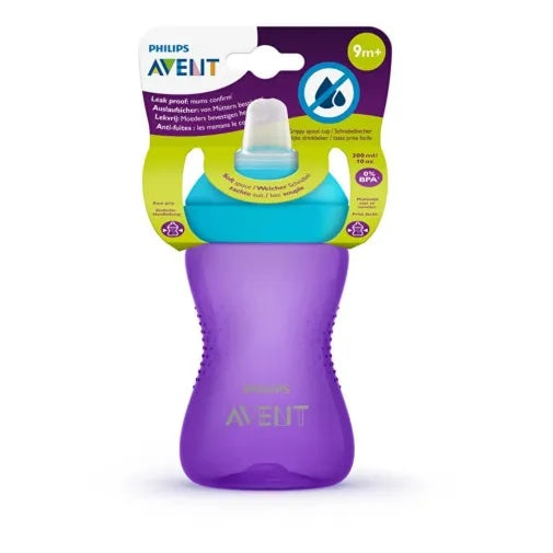 Avent Yumuşak Uçlu Bardak Mor 300 ml 9 Ay+