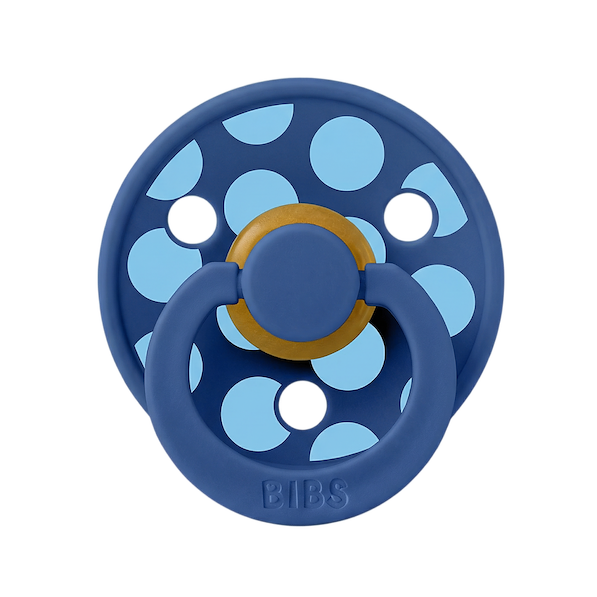 Bibs Studio Polka Mega Emzik - Cornflower 6+ Ay Mavi