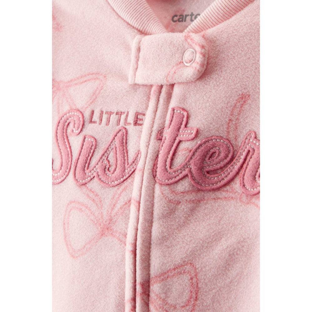 Carter's Kız Bebek Polar Tulum Pembe