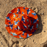 Miela Kids Erkek Çocuk UV Korumalı Şapka - Shark Turuncu