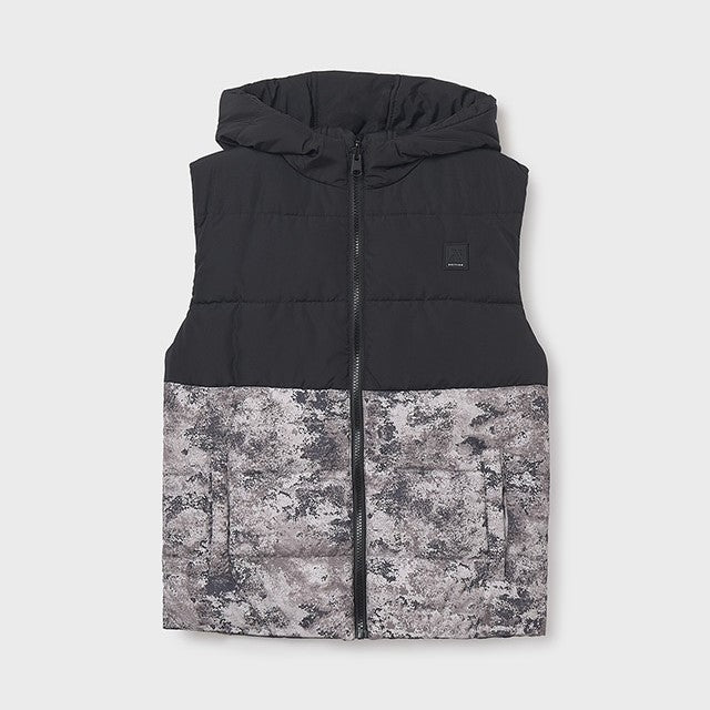 Mayoral Kışlık Erkek Çift Taraflı Anorak Yelek Siyah