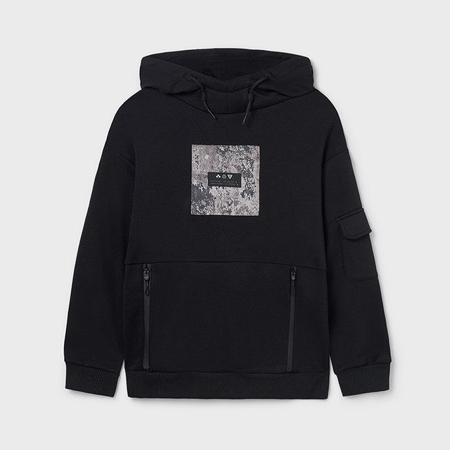 Mayoral Kışlık Erkek Kapşonlu Sweatshirt Siyah