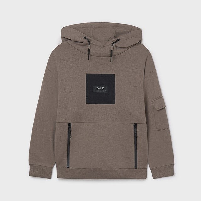 Mayoral Kışlık Erkek Kapşonlu Sweatshirt Bej