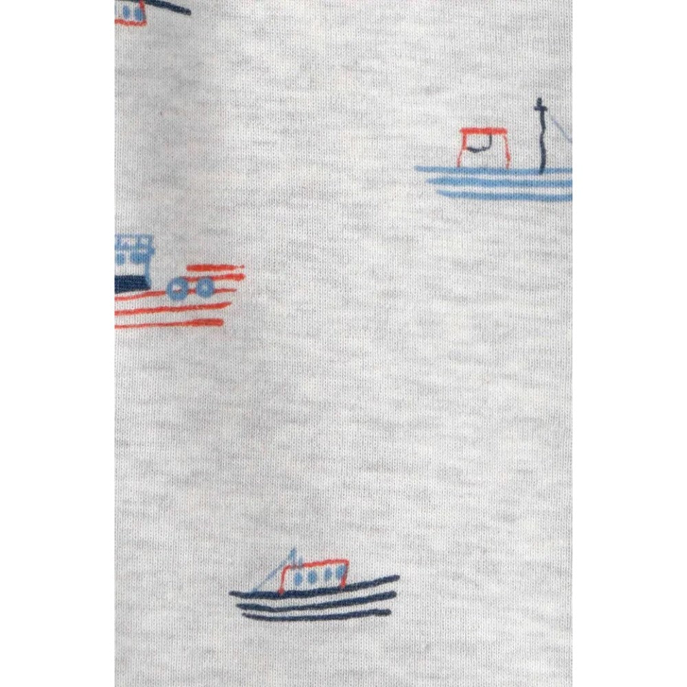 Carters Carter's Erkek Bebek Kısa Tulum Gri - Body,Tulum,Zıbın - Görsel 2