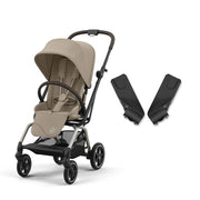 Cybex Eezy S Twist+2 360° | Almond Beige + Ana Kucağı Adaptörü