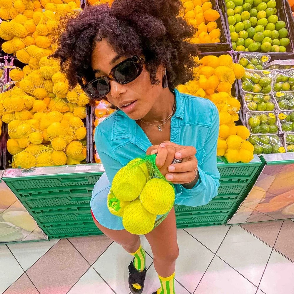 Eat My Socks Fresh Lemons 2li Yetişkin Çorap