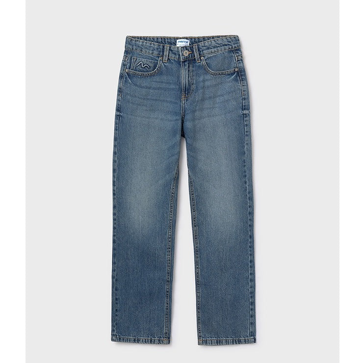 Mayoral Kışlık Kız Denim Pantolon Mavi