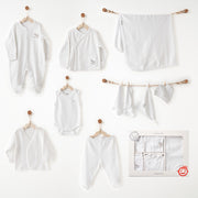 Andywawa Erkek Bebek 10'lu Hastane Çıkış Seti - Little World Beyaz