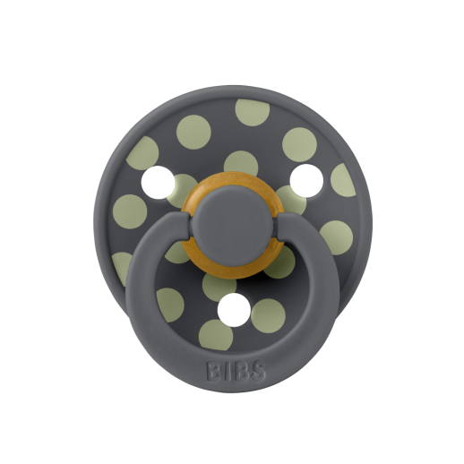 Bibs Studio Polka Big Emzik- Sage 0-6 Ay Gri