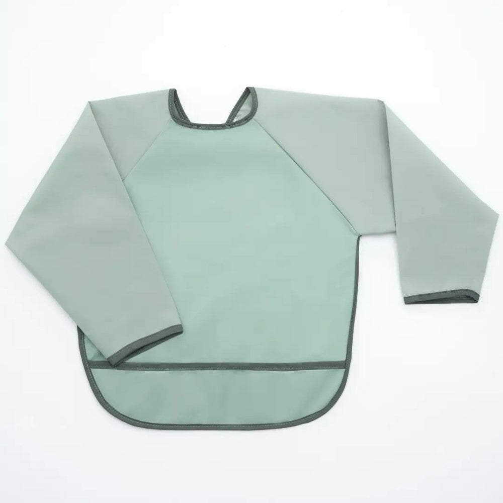 Miniboni Oyun Ve Mama Önlüğü Uzun Kollu Yeşil