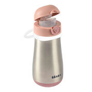 Beaba Paslanmaz Çelik Suluk 350 Ml, Old Pink