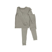 Bebesense Bambu Uzun Kollu Pijama Takımı Gri