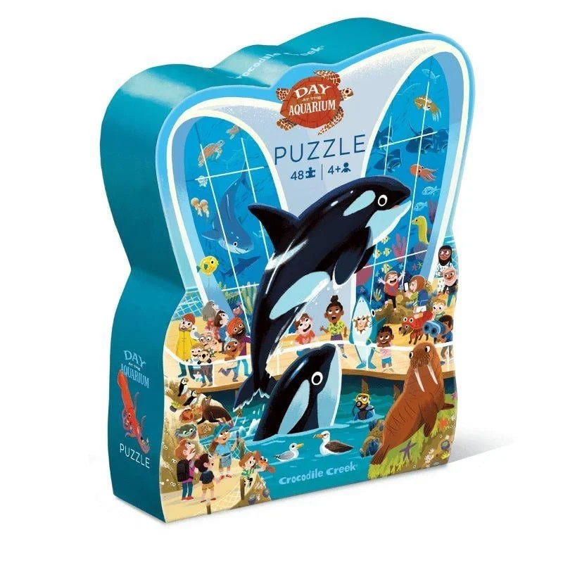 Crocodile Creek Puzzle 48 Parça - Akvaryumda Bir Gün