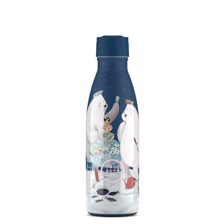 Cool Bottles Paslanmaz Çelik Suluk - The Kids Bottle Polar Bears 350ml