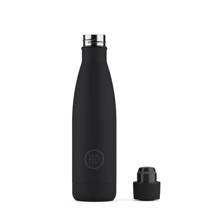 Cool Bottles Paslanmaz Çelik Şişe - The Bottle Mono Black 500ml