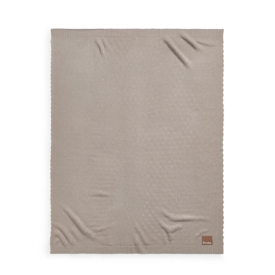 Elodie Details Battaniye Örgü Pointelle Tender Taupe - Görsel 3