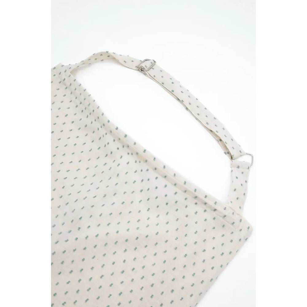 Miniboni Müslin Emzirme Örtüsü White Yeşil