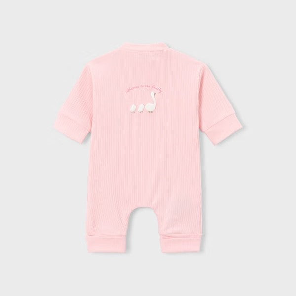 Mayoral Yazlık Kız Bebek Uzun Tulum Pembe