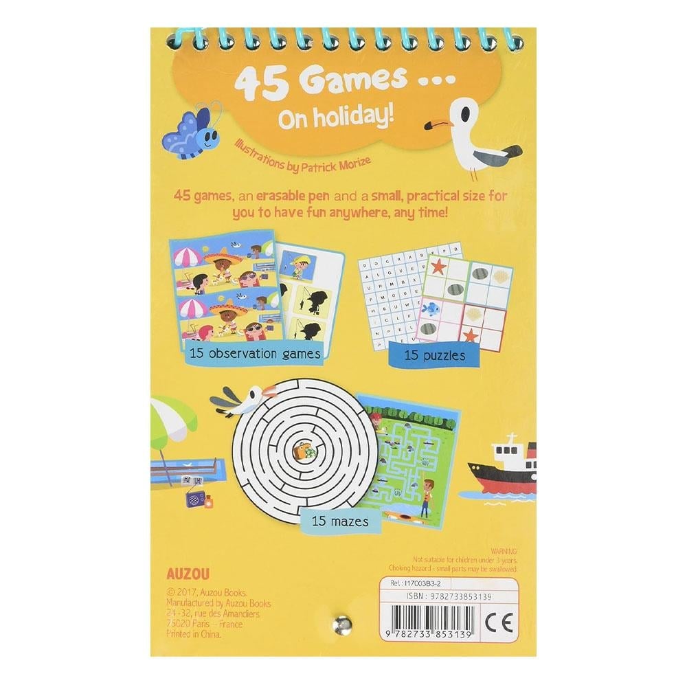Auzou 45 Games - On Holiday - Kitap - Görsel 2