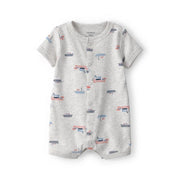 Carters Carter's Erkek Bebek Kısa Tulum Gri - Body,Tulum,Zıbın