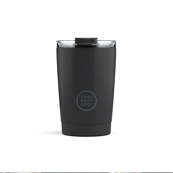 Cool Bottles Paslanmaz Çelik Bardak - The Tumbler Mono Black 330ml