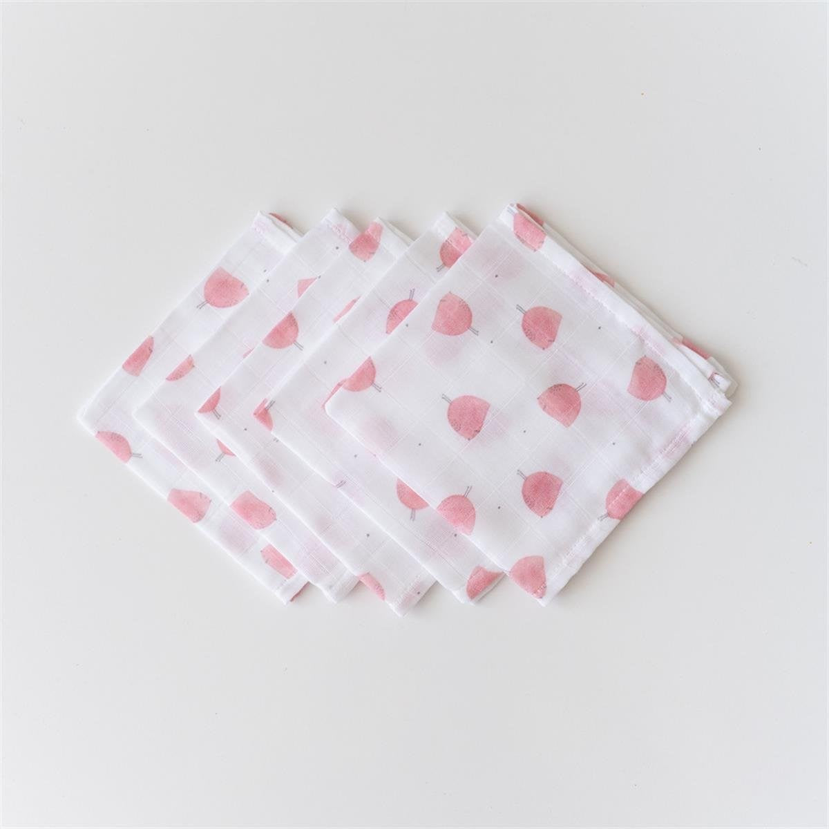 Mama Yoyo Big Bird Organik Müslin Ağız Mendili 5'li