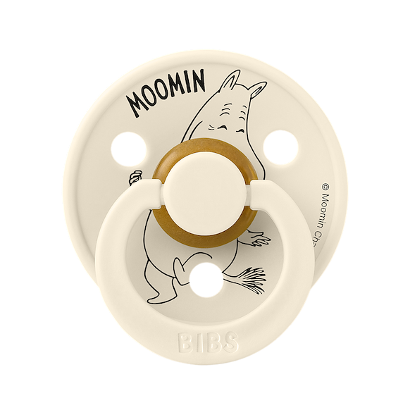 Bibs x Moomins Colour Moomintroll Emzik - Ivory 0-6 Ay Bej
