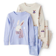 Carter's Kız Çocuk Pijama Seti Ekru