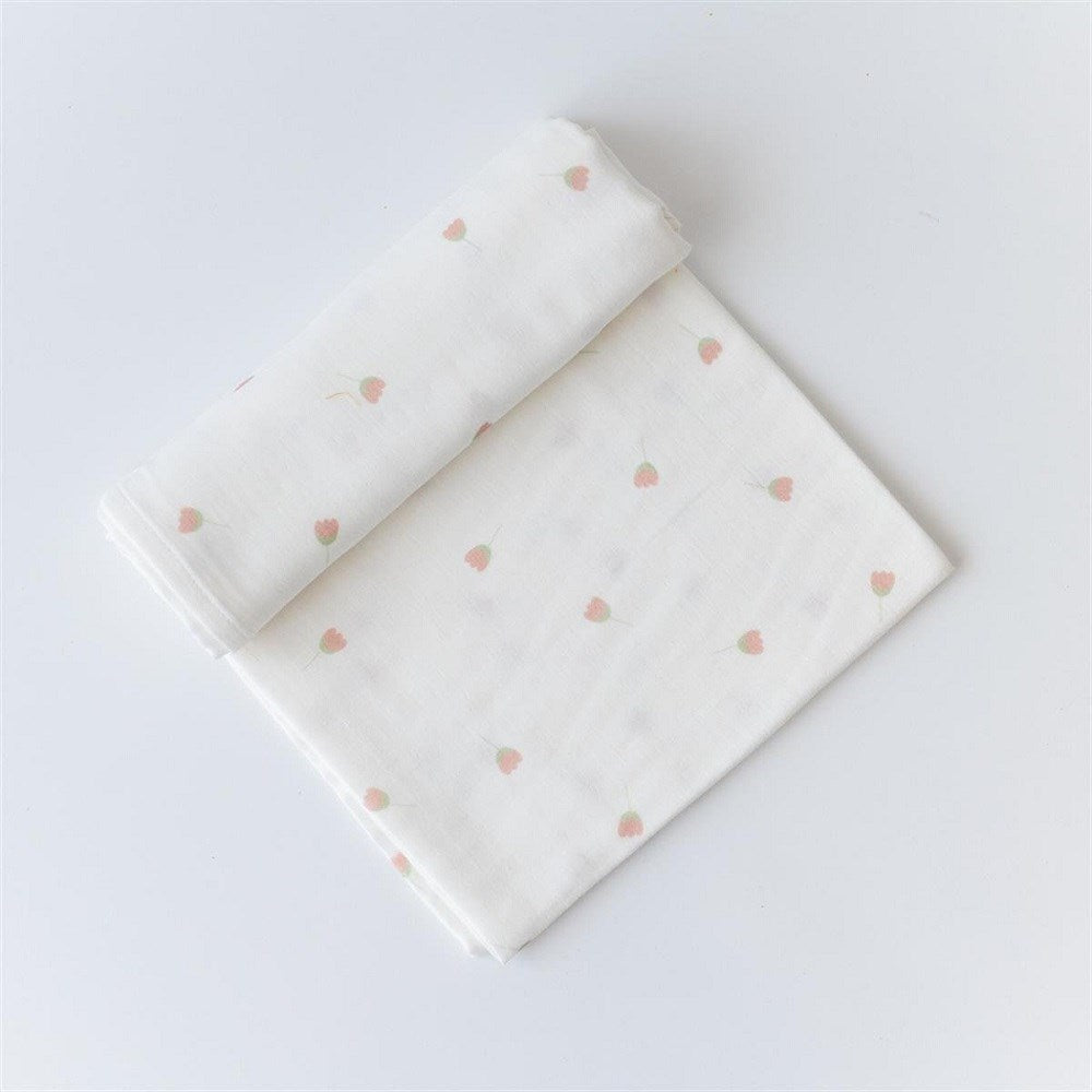 Mama Yoyo Organik Müslin Örtü - Tulip/Lale 100*100 cm