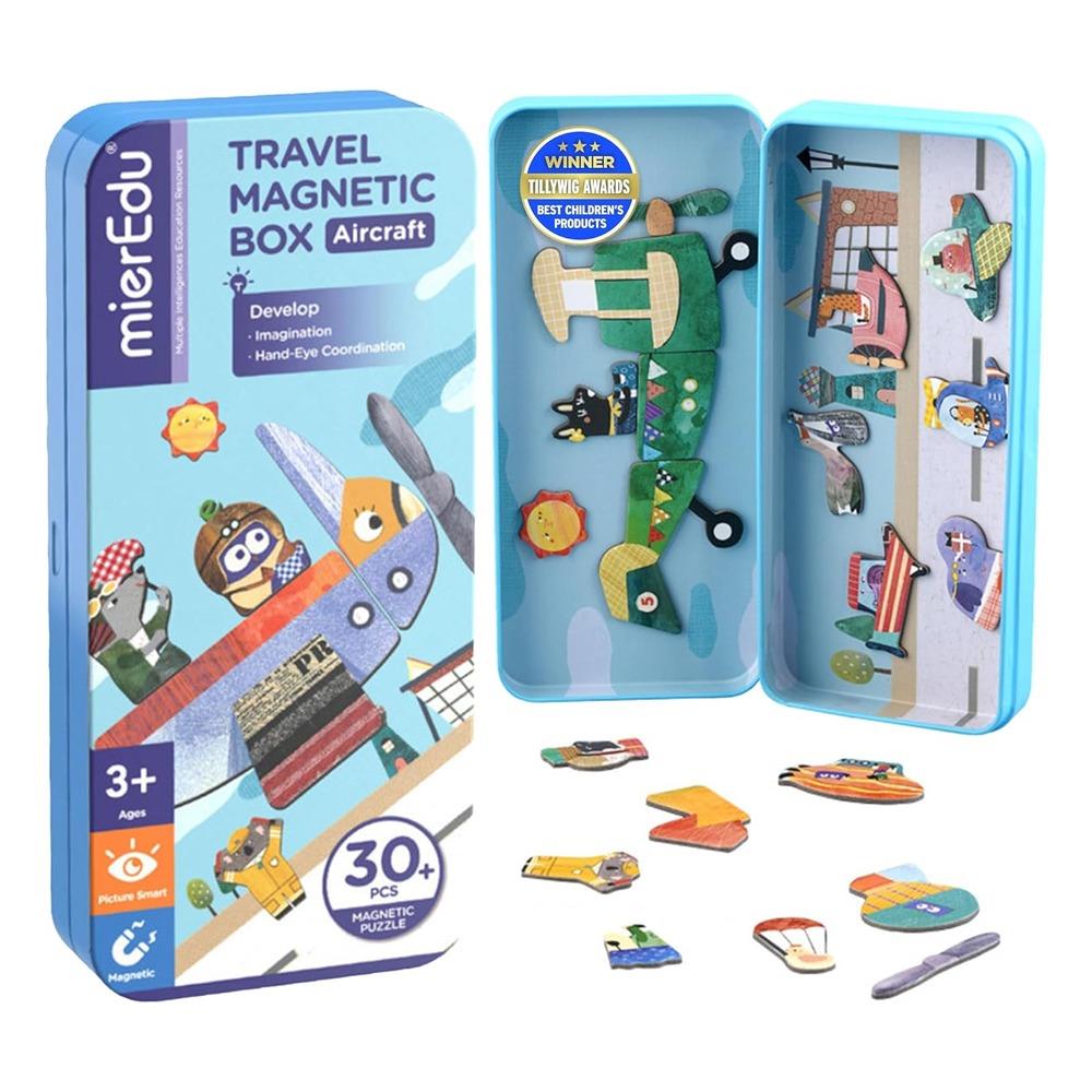 Mieredu Manyetik Puzzle Kutusu - Hava Taşıtları