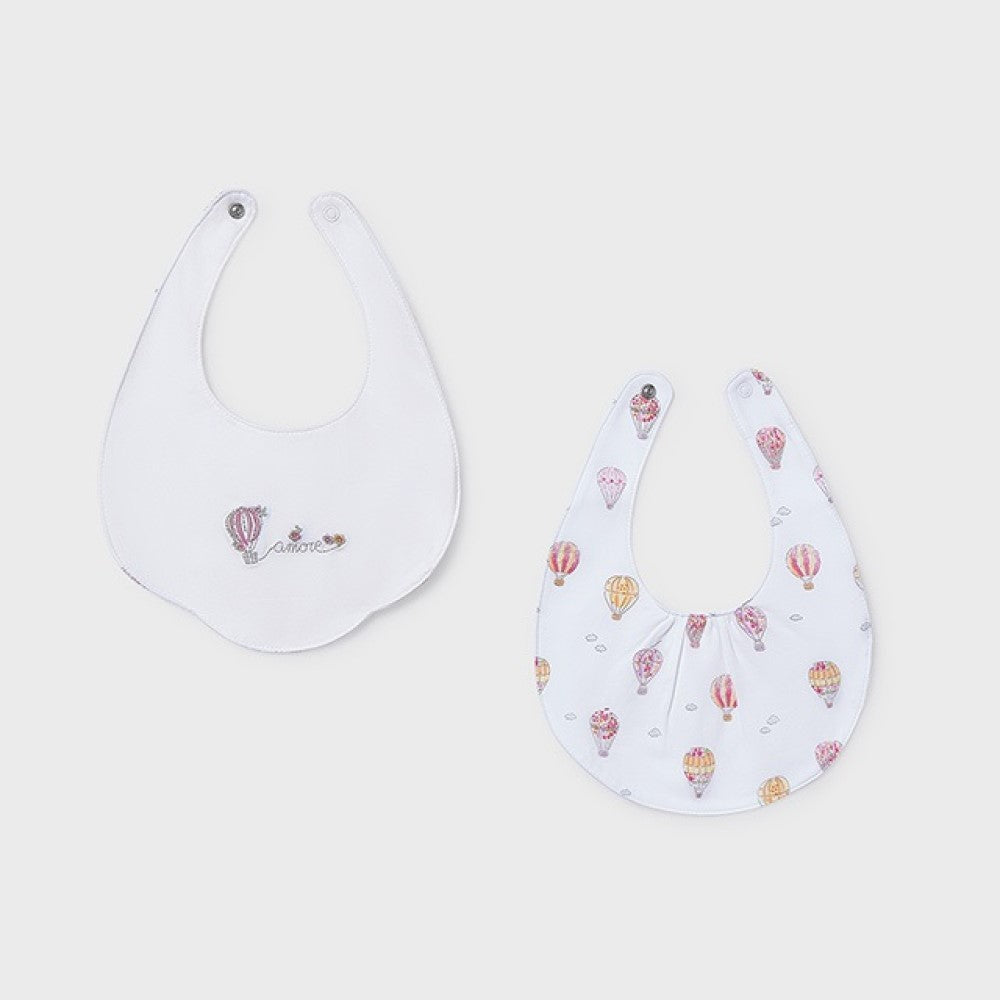 Mayoral Bebek Önlük 2'li Set Beyaz