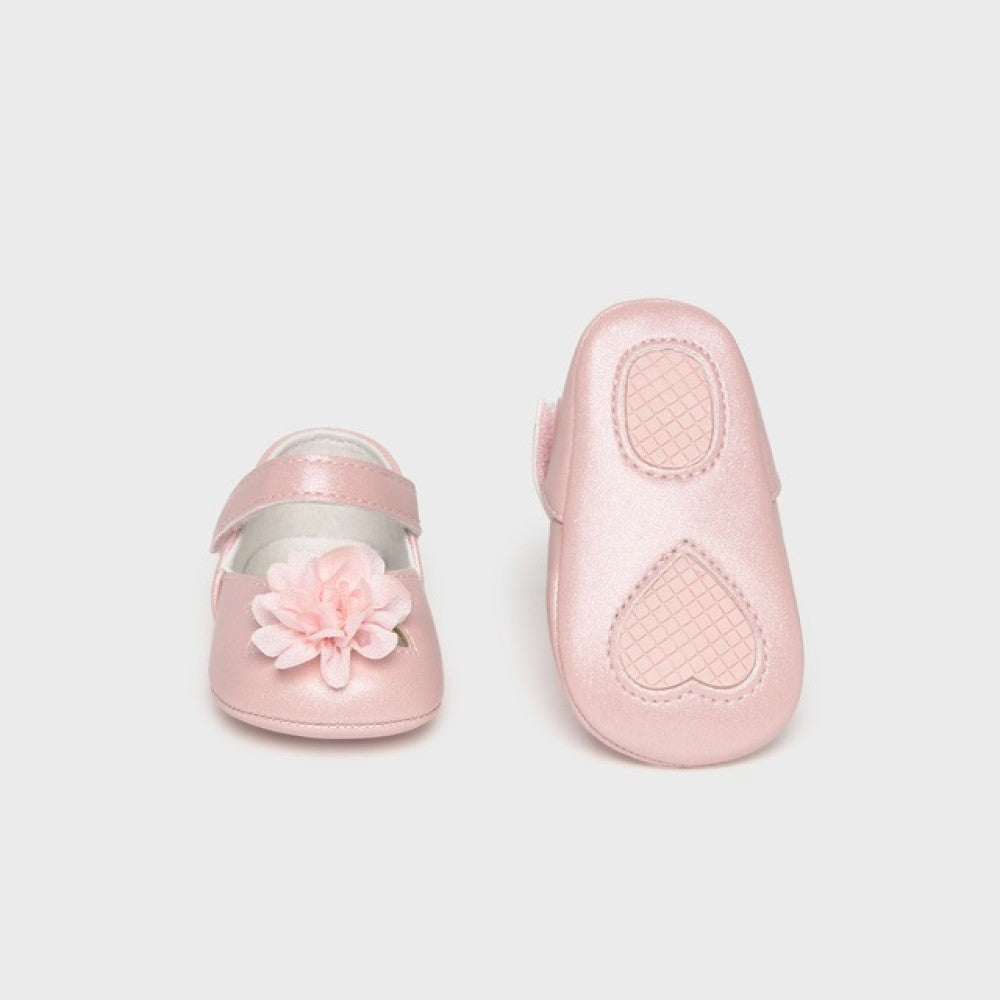 Mayoral Yazlık Kız Bebek Seramoni Patik Pembe
