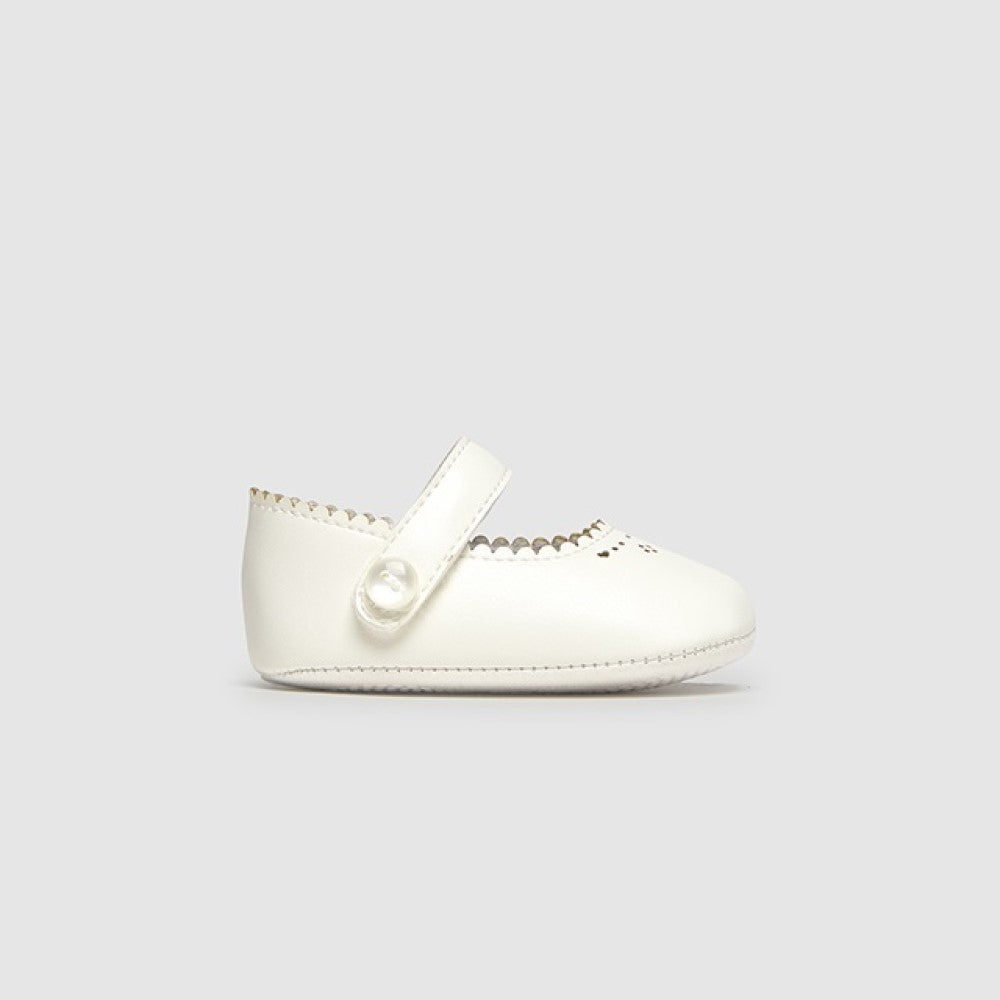 Mayoral Yazlık Kız Bebek Patik Beyaz