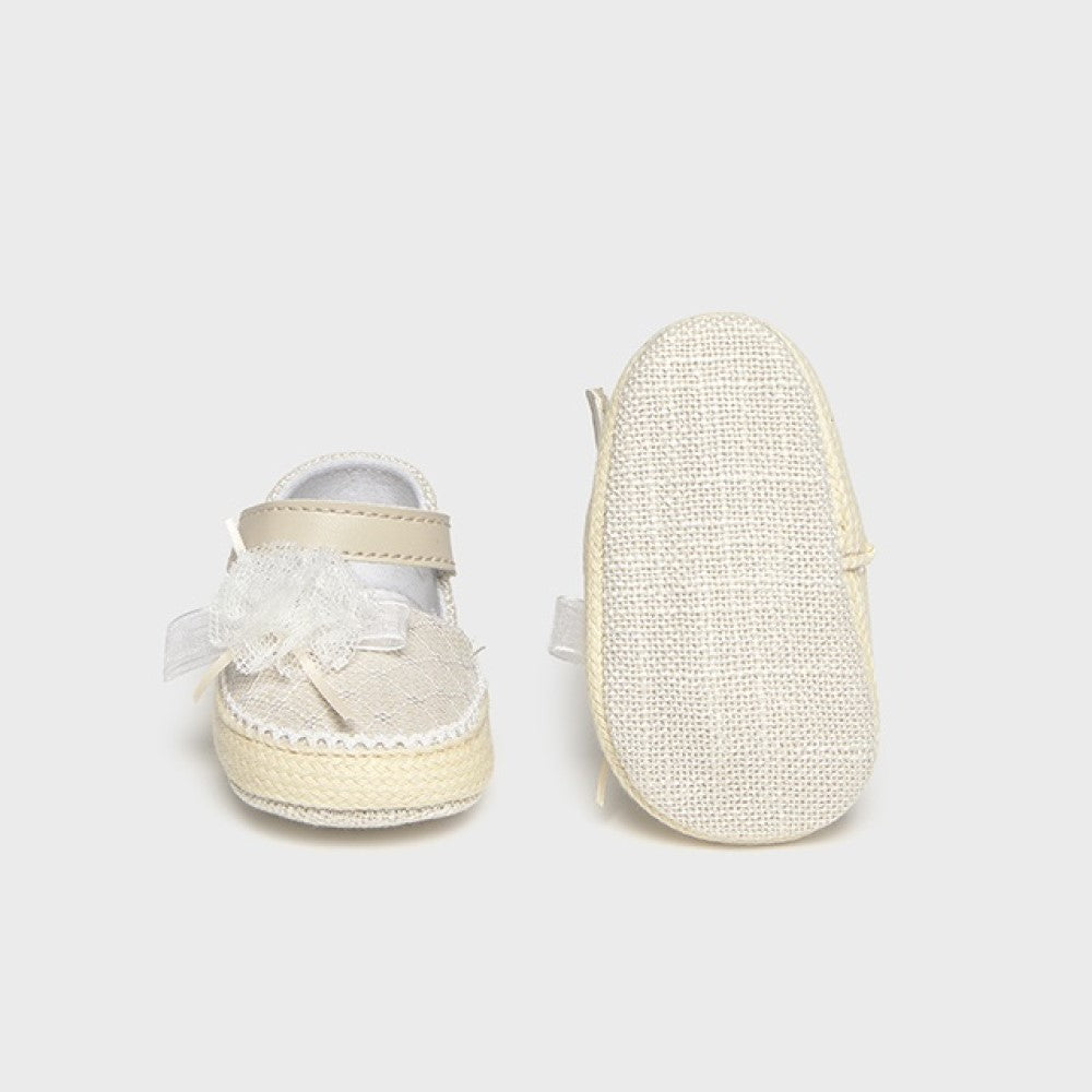 Mayoral Yazlık Kız Bebek Patik Bej