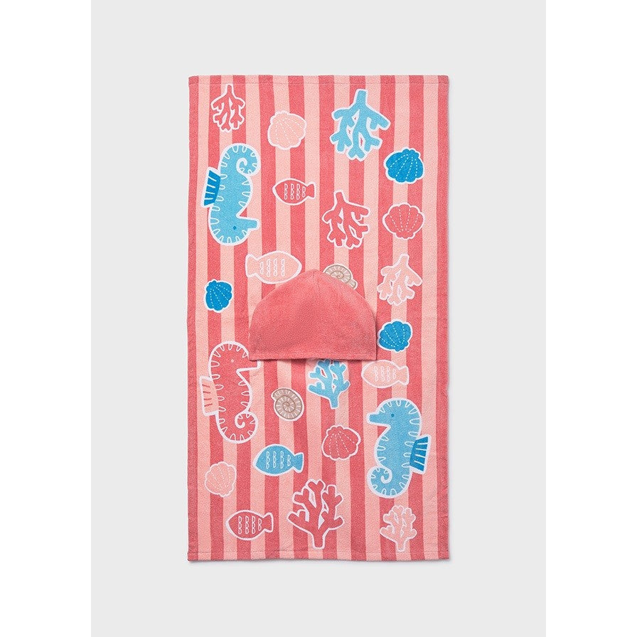 Mayoral Yazlık Bebek Plaj Panço Havlu Pembe