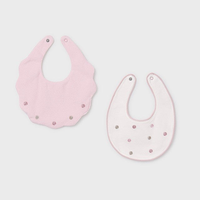 Mayoral Kışlık Bebek Waterproof Penye Önlük İkili Set Pembe