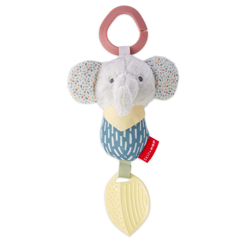 Skip Hop Bandana Buddies Askılı ve Diş Kaşıyıcılı Bebek Oyuncağı - Fil