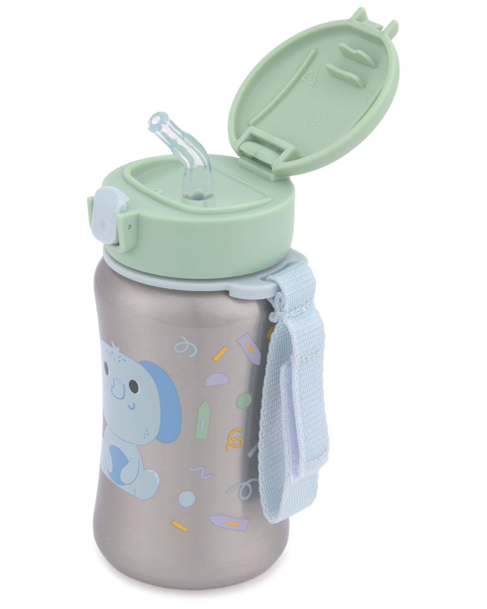 Skip Hop Besties Squad Pipetli Paslanmaz Çelik Suluk - Fil