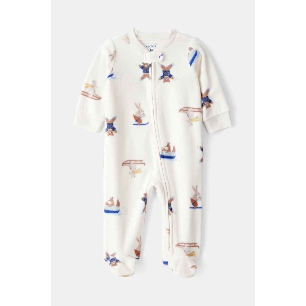 Carter's Erkek Bebek Polar Tulum Ekru