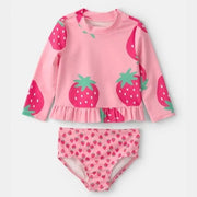 Carter's Kız Bebek Güneş Koruyucu Mayo Set Pembe