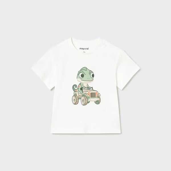 Mayoral Yazlık Erkek Bebek T-shirt Eşofman Ceket 3'lü Set Yeşil