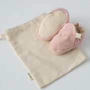 Mama Yoyo Kaydırmaz Kadife Patik Pembe