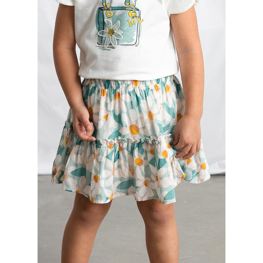 Mayoral Yazlık Kız Etek Yeşil