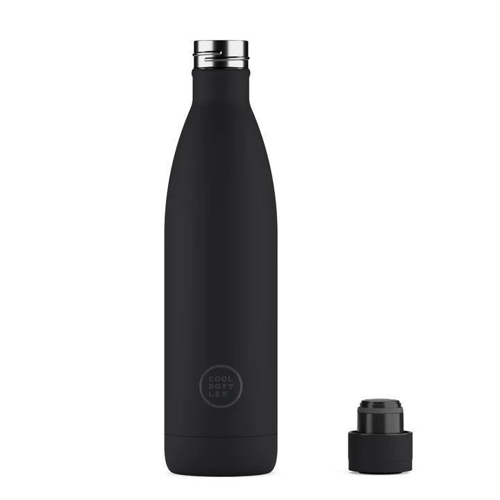 Cool Bottles Paslanmaz Çelik Şişe - The Bottle Mono Black 750ml